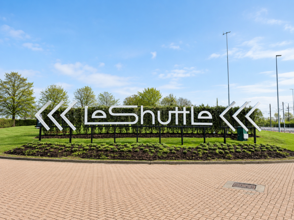 landscaping works at eurotunnel Folkstone