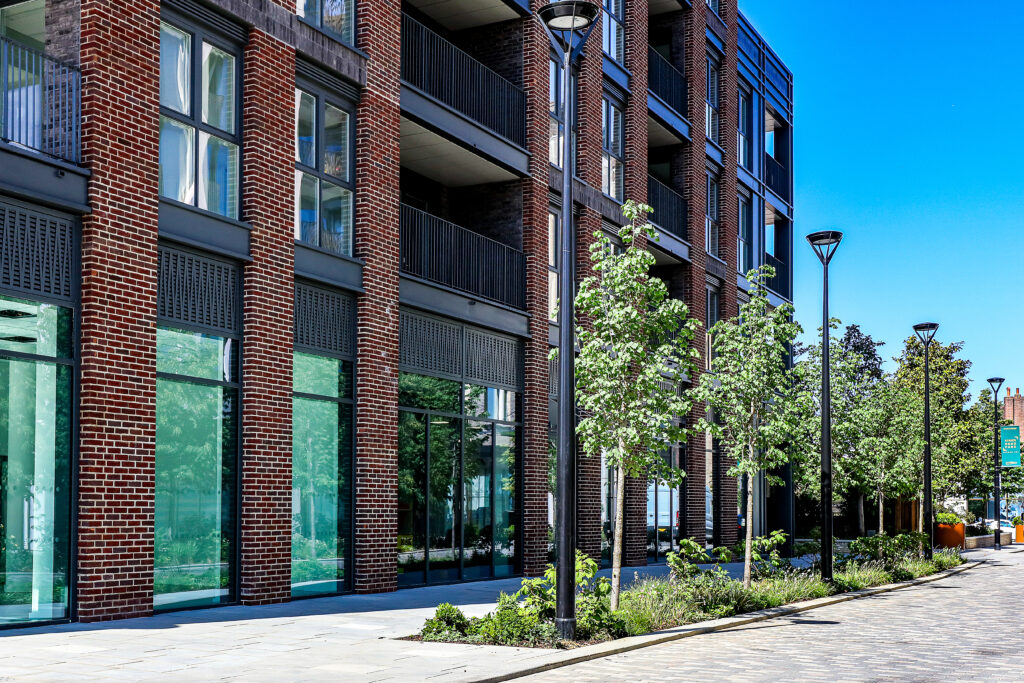 Trees and soft landscaping at King’s Road Park Phase 2