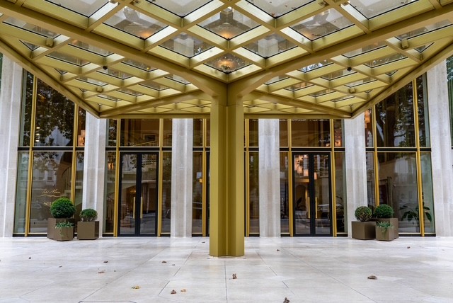 Internal and external hotel landscaping